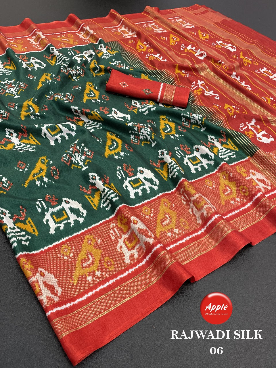 Rajwadi Silk 04-05-06-07 Apple Sarees