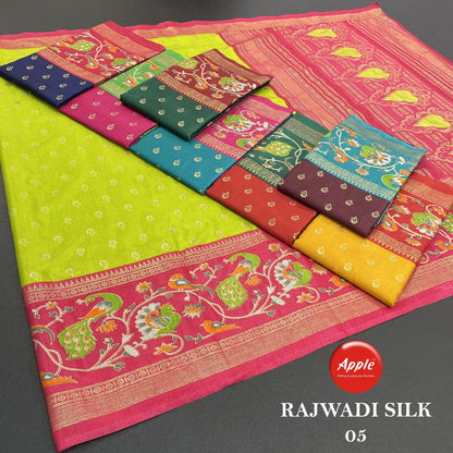 Rajwadi Silk 04-05-06-07 Apple Sarees