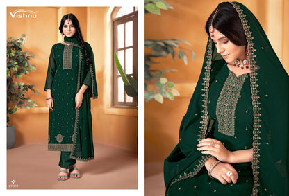Ramiza Vol 3 Vishnu Impex Georgette Pant Style Suits