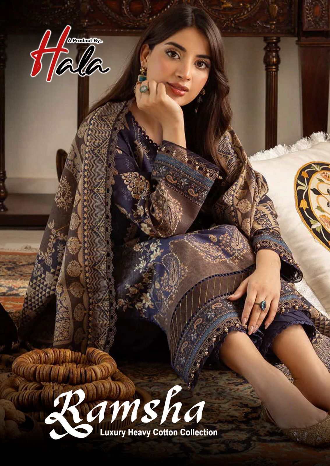 Ramsha Hala Cotton Karachi Salwar Suits