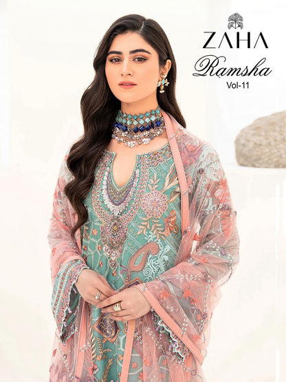 Ramsha Vol 11 Zaha Georgette Pakistani Salwar Suits