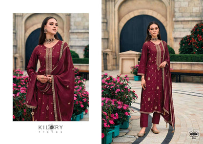 Rang E Bahar Kilory Viscose Pant Style Suits