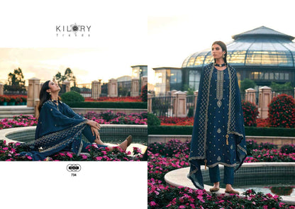 Rang E Bahar Kilory Viscose Pant Style Suits