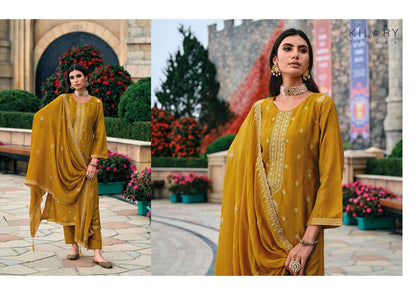 Rang E Bahar Kilory Viscose Pant Style Suits