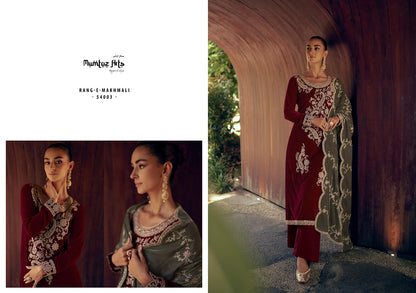 Rang E Makhmali Mumtaz Arts Fancy Velvet Suits
