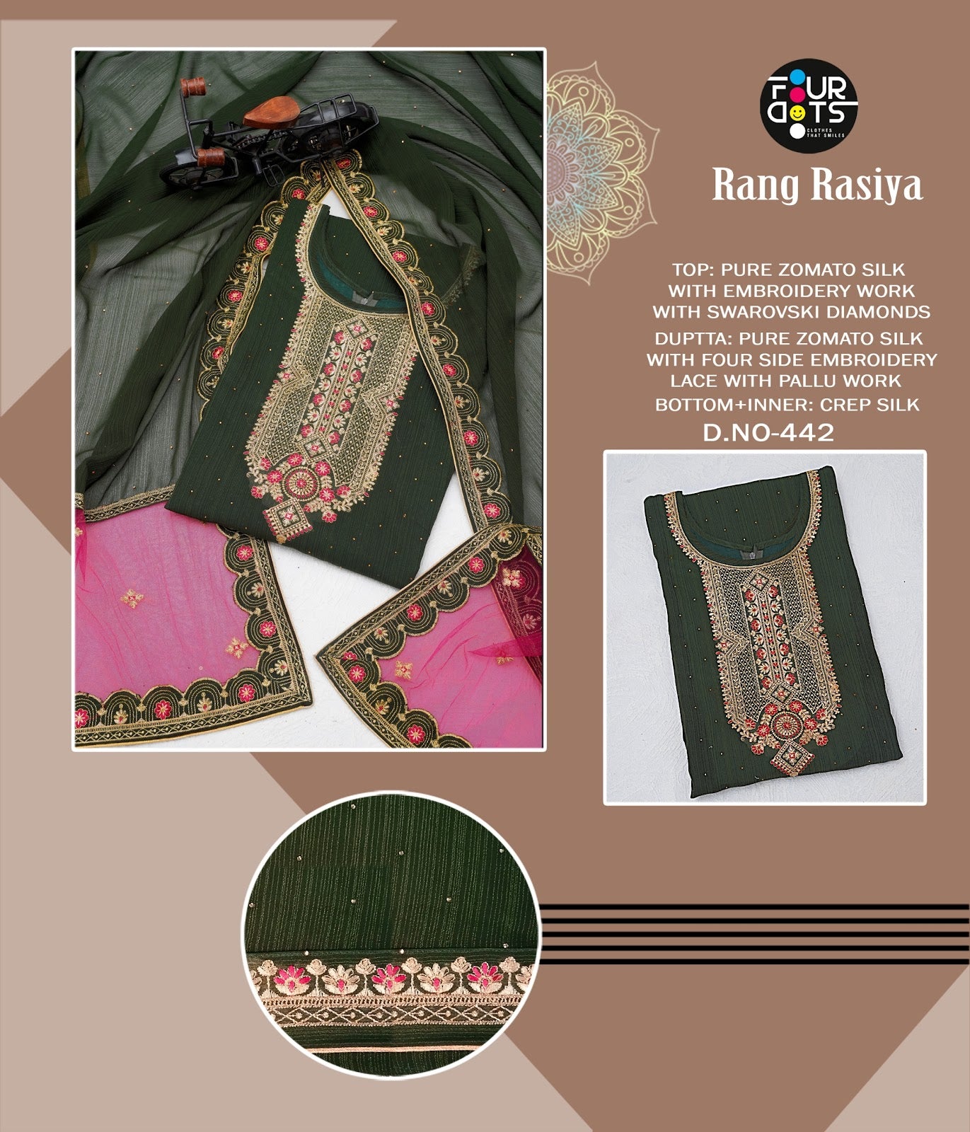 Rang Rasiya Four Dots Zomato Salwar Suits