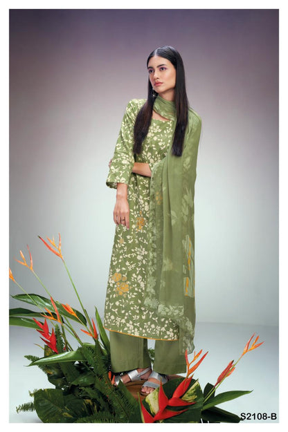 Rangani 2108 Ganga Cotton Silk Plazzo Style Suits