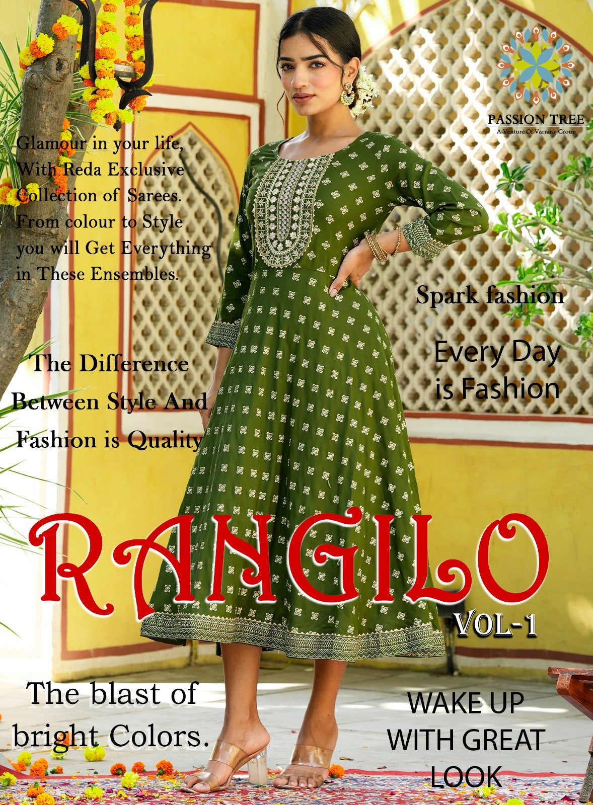 Rangilo Vol 1 Passion Tree Rayon One Piece