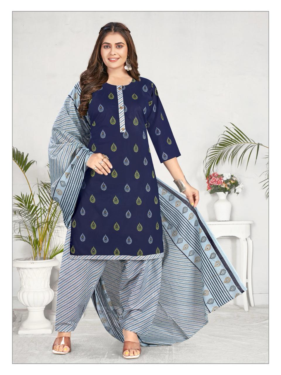 Rangoli Patiyala Vol 8 Kcf Readymade Cotton Salwar Suits