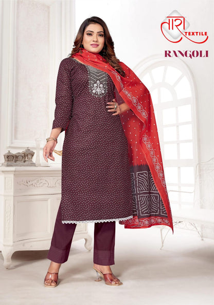 Rangoli Tara Textile Pant Style Suits