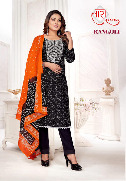 Rangoli Tara Textile Pant Style Suits