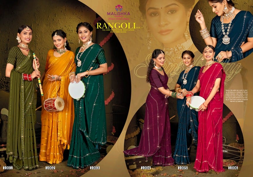 Rangoli Vol 3 Malishka Sarees
