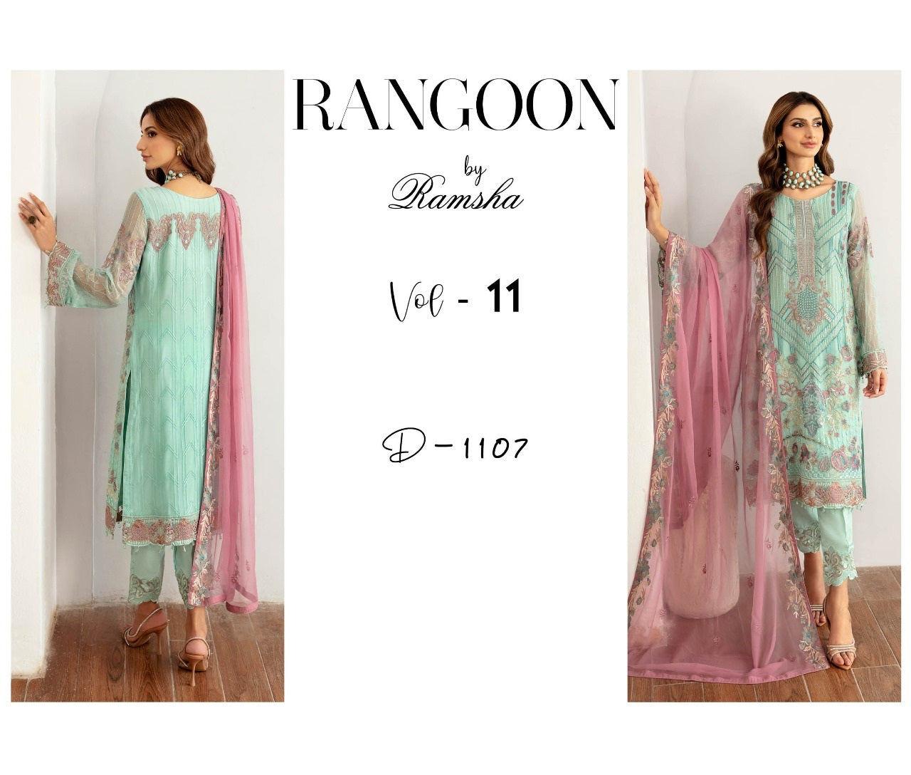 Rangoon Vol 11 Ramsha Lawn Original Pakistani Suits