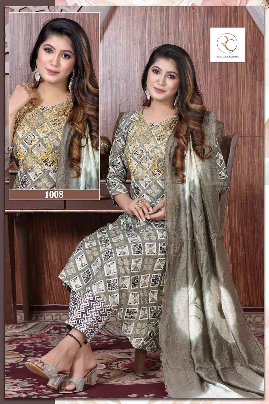 Rangrez Ramdev Creation Capsule Readymade Anarkali Suits