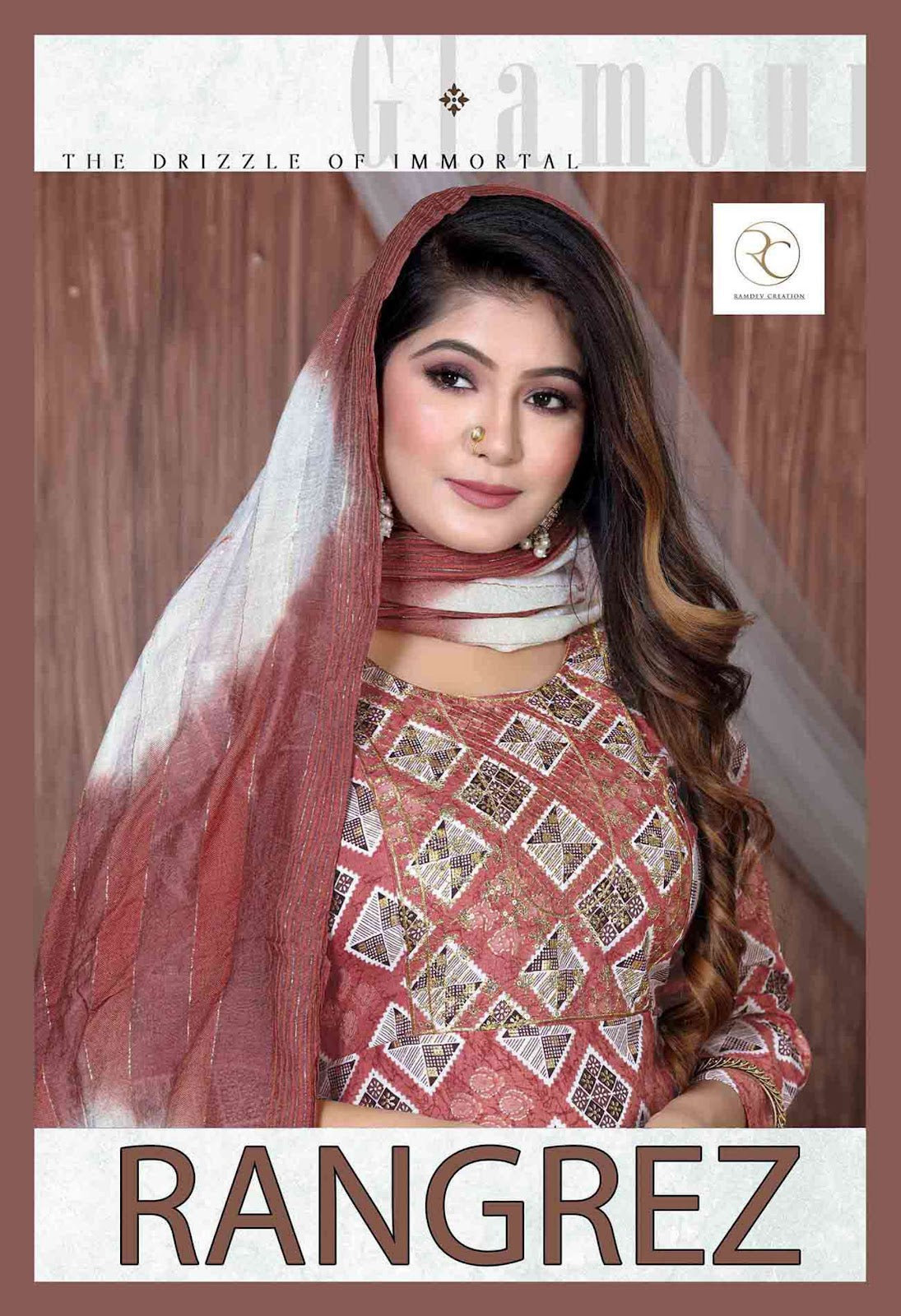 Rangrez Ramdev Creation Capsule Readymade Anarkali Suits