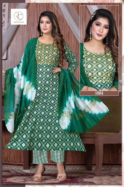 Rangrez Ramdev Creation Capsule Readymade Anarkali Suits