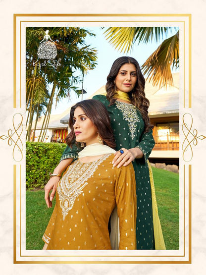 Rangrez Vol 1 Kajal Style Rayon Readymade Pant Style Suits