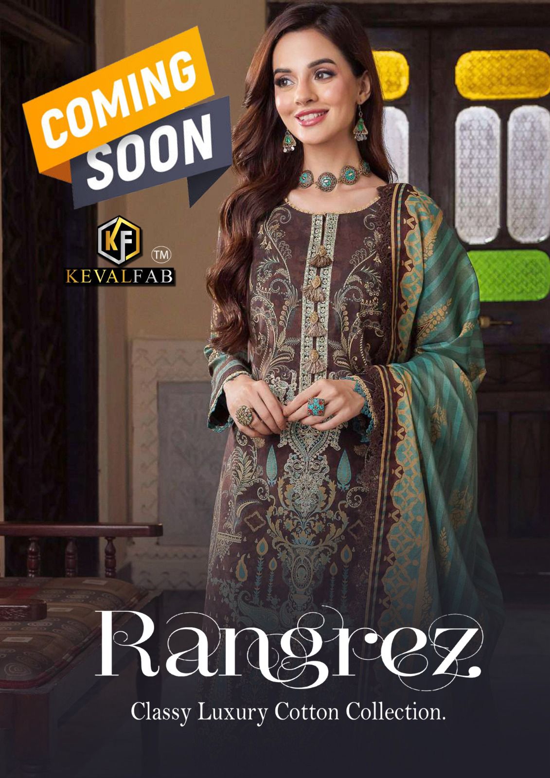 Rangrez Vol 3 Keval Fab Karachi Salwar Suits
