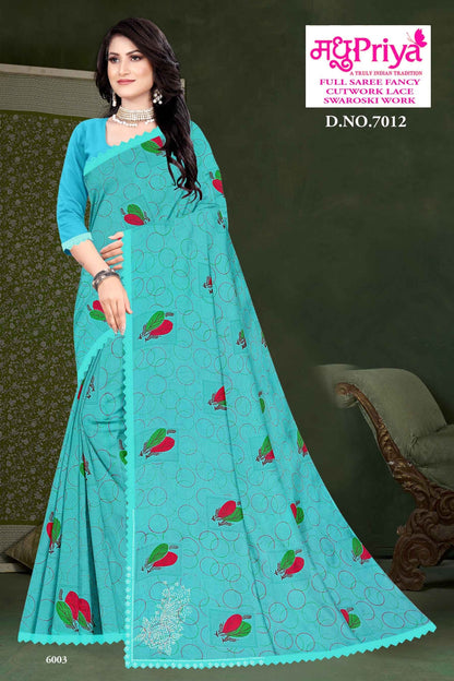 Rasgulla-7012 Madhupriya Chiffon Sarees