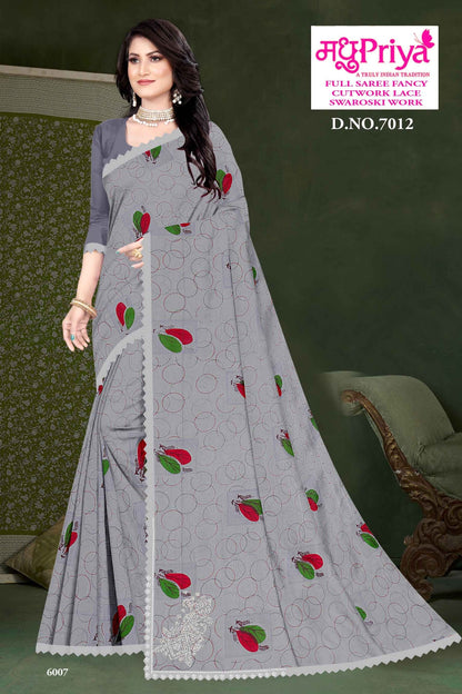 Rasgulla-7012 Madhupriya Chiffon Sarees