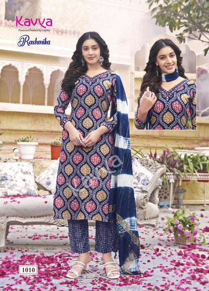 Rashmika Vol 1 Kavya Rayon Readymade Pant Style Suits