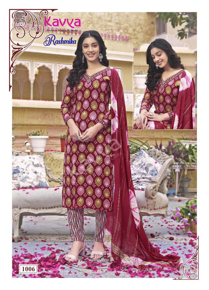Rashmika Vol 1 Kavya Rayon Readymade Pant Style Suits