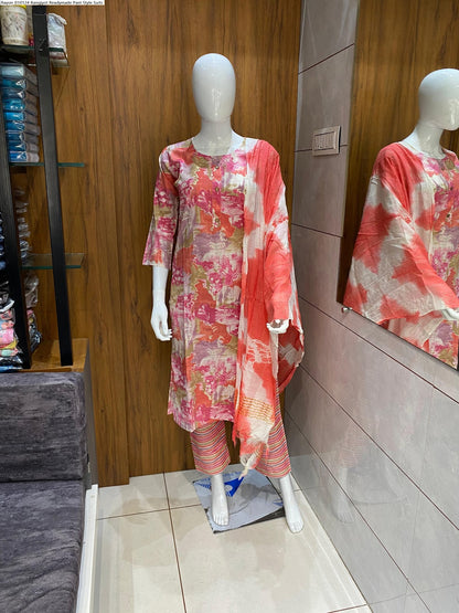 Rayon-010124 Rangjyot Capsule Readymade Pant Style Suits