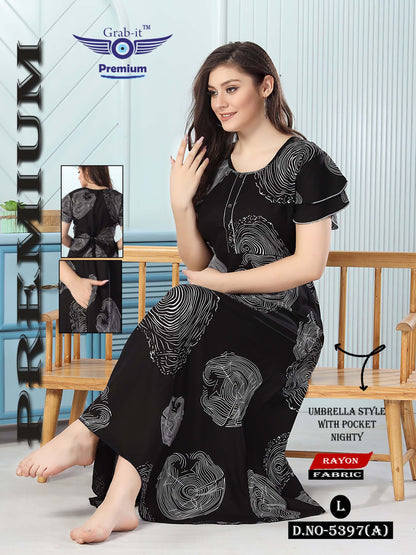 Rayon-2401 Grab It Night Gowns