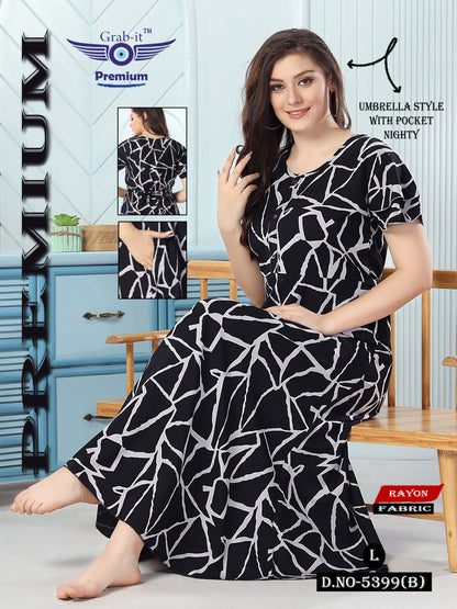 Rayon-2401 Grab It Night Gowns