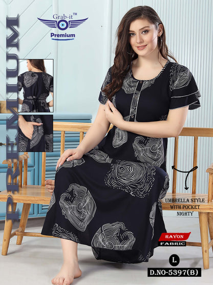 Rayon-2401 Grab It Night Gowns