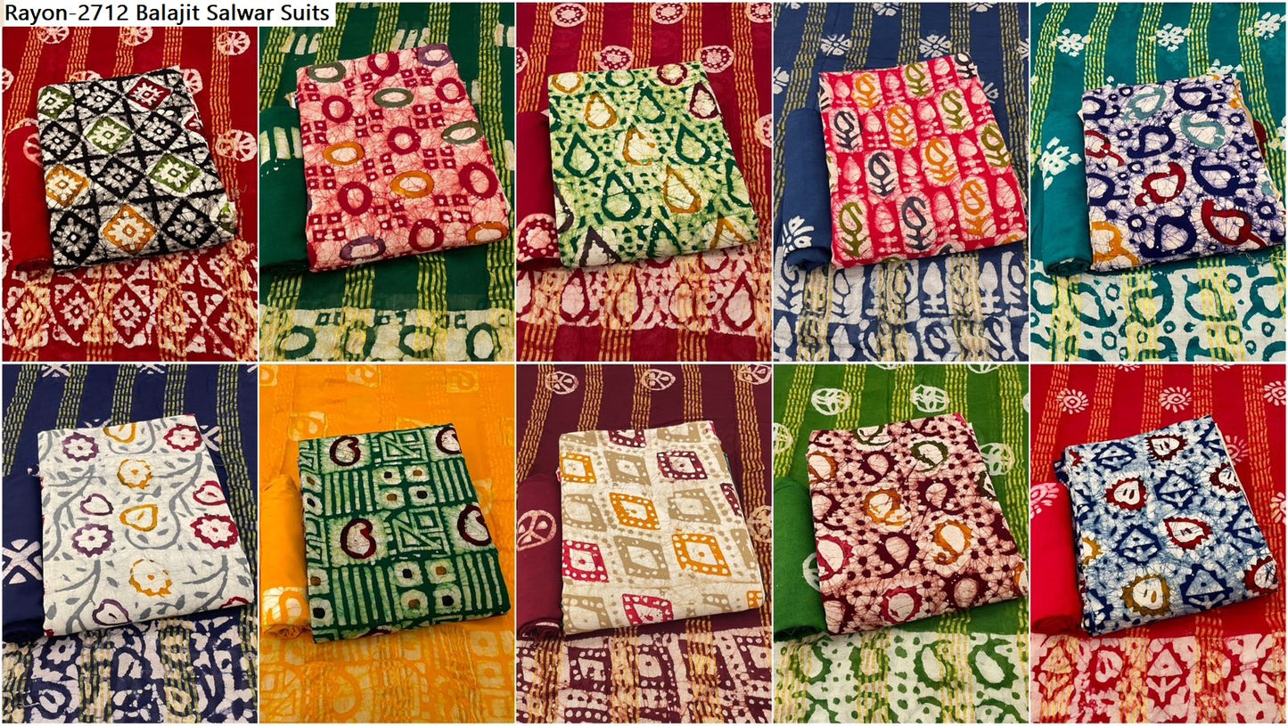 Rayon-2712 Balajit Salwar Suits