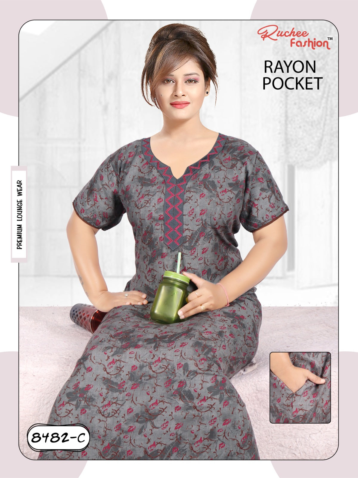 Rayon 061223 Ruchee Fashion Night Gowns