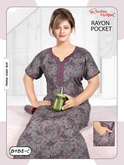 Rayon 061223 Ruchee Fashion Night Gowns