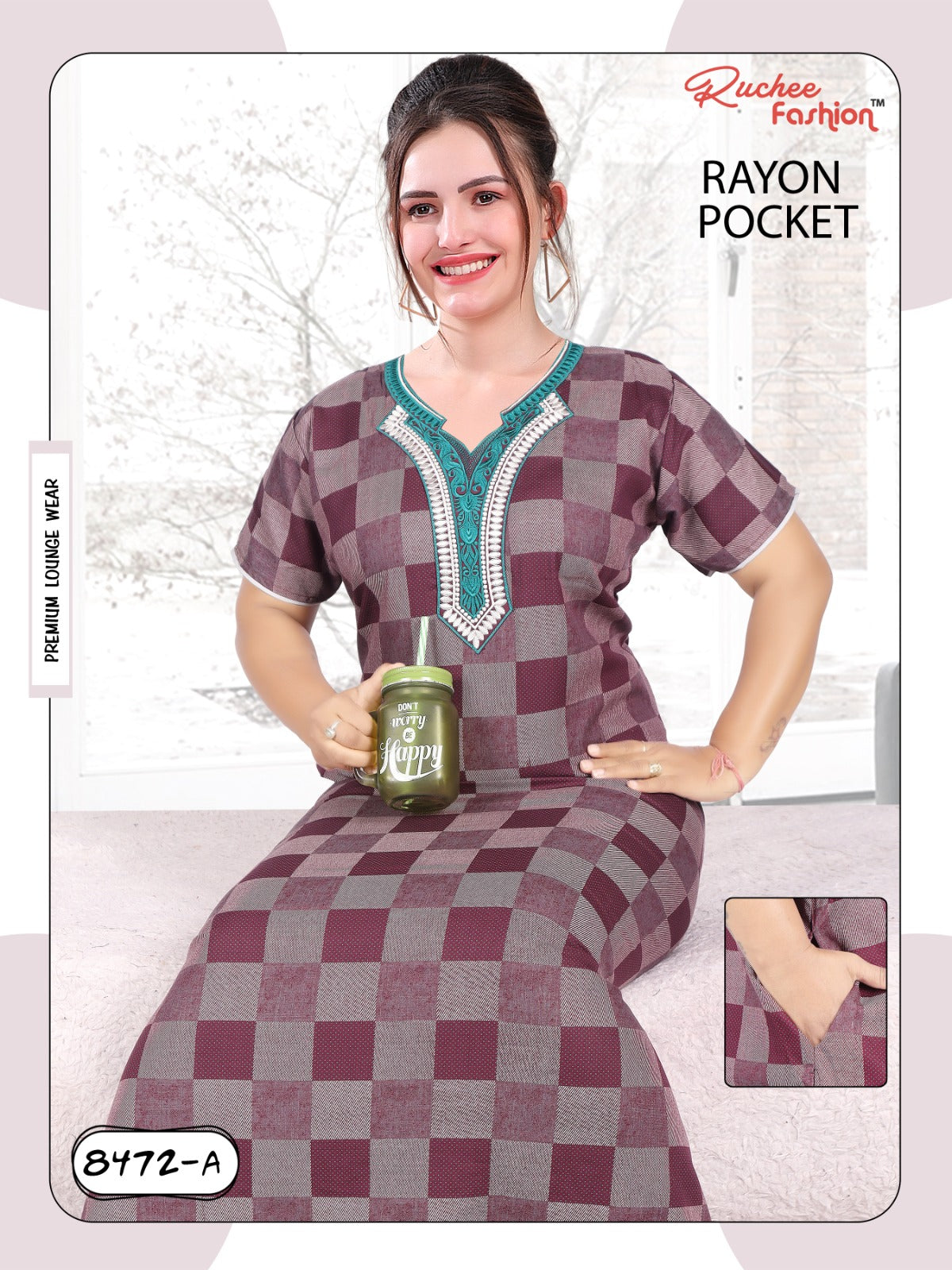 Rayon 061223 Ruchee Fashion Night Gowns