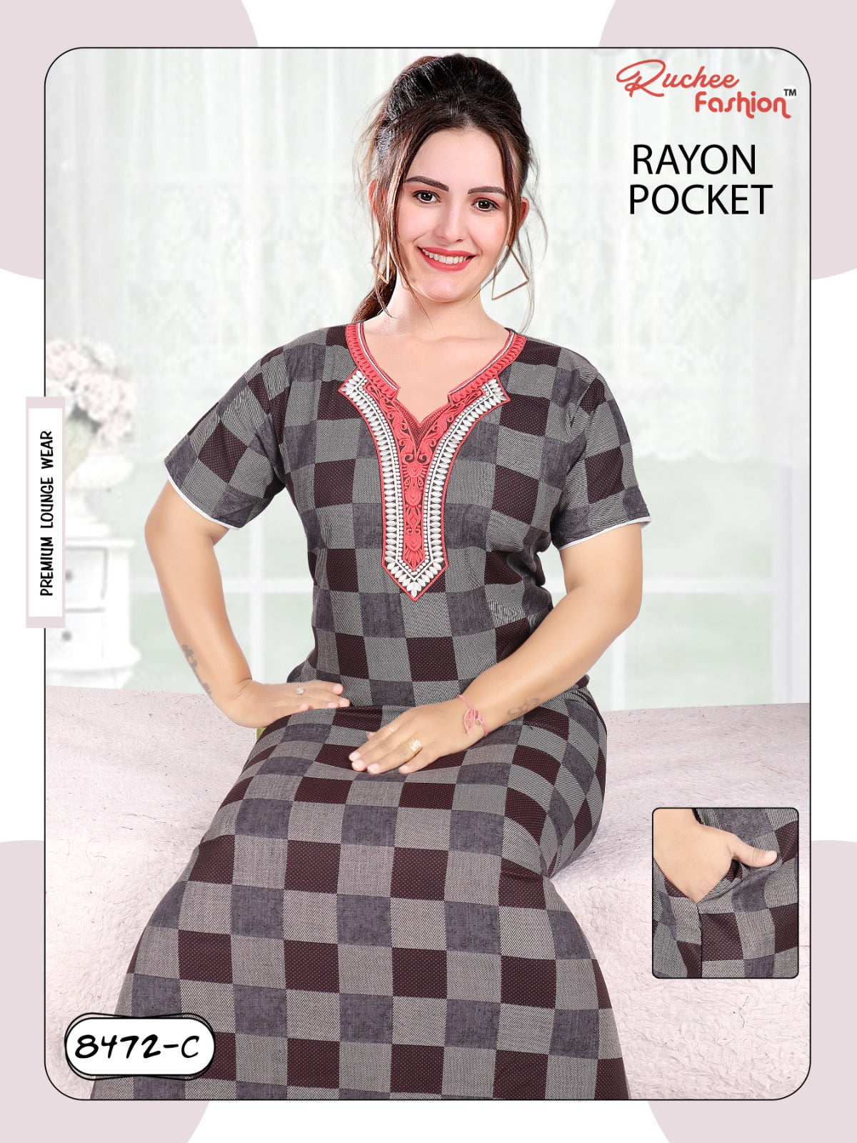 Rayon 061223 Ruchee Fashion Night Gowns