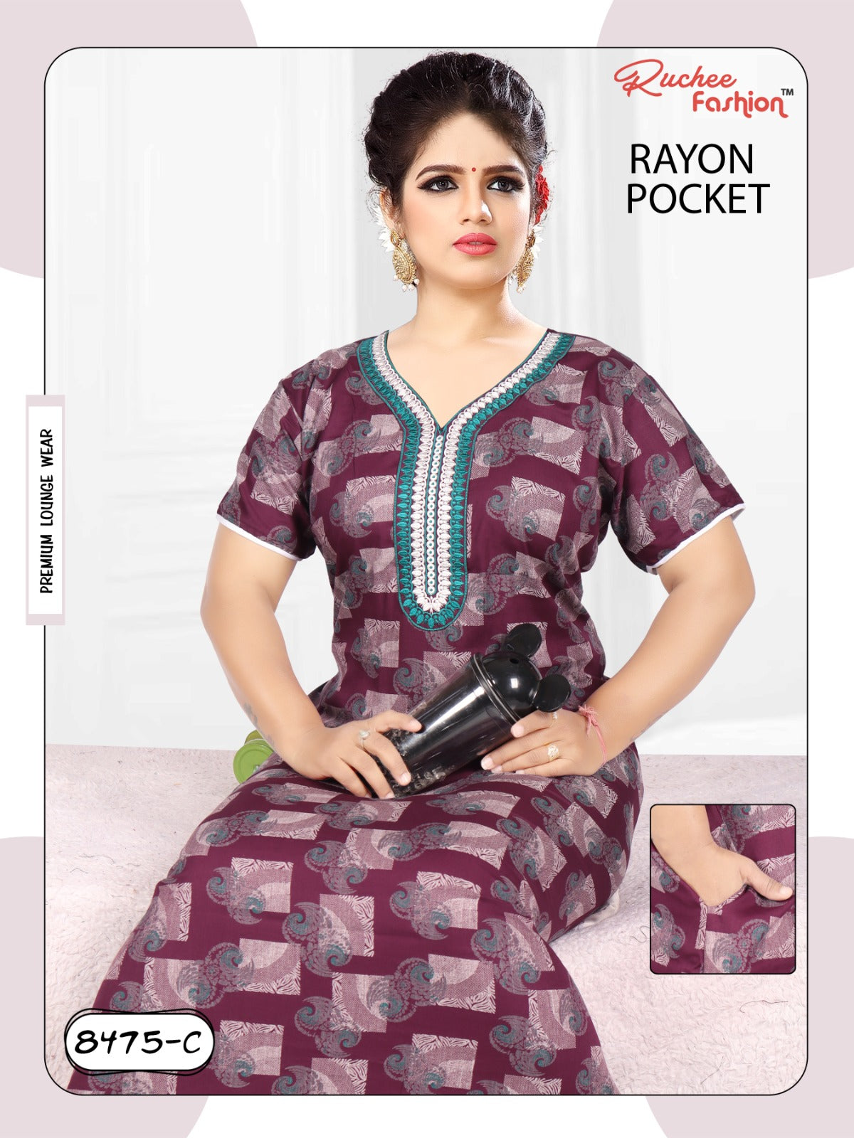 Rayon 061223 Ruchee Fashion Night Gowns