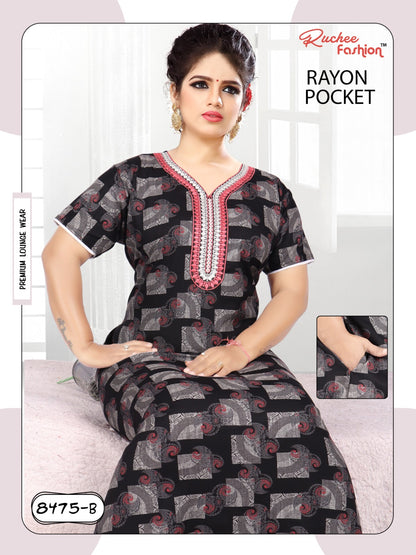 Rayon 061223 Ruchee Fashion Night Gowns