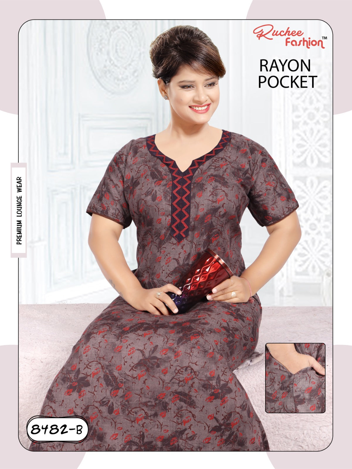 Rayon 061223 Ruchee Fashion Night Gowns