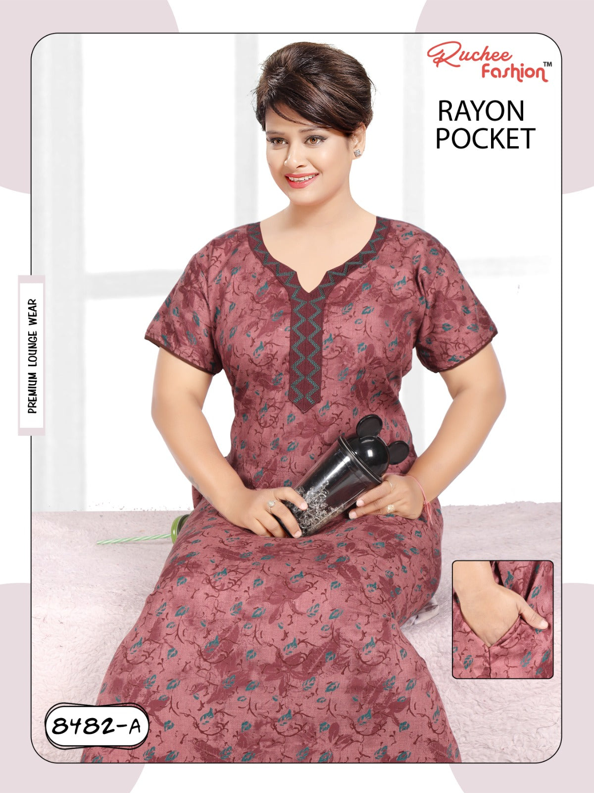Rayon 061223 Ruchee Fashion Night Gowns