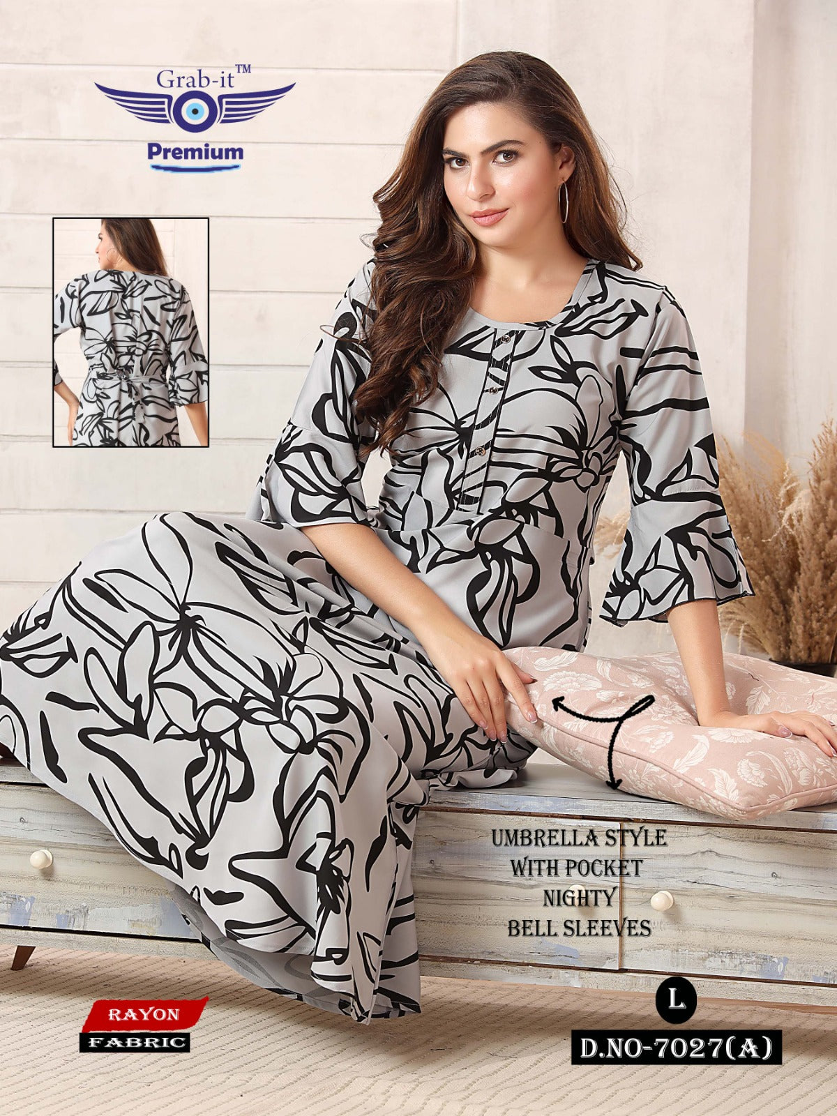 Rayon 1312 Grab It Night Gowns