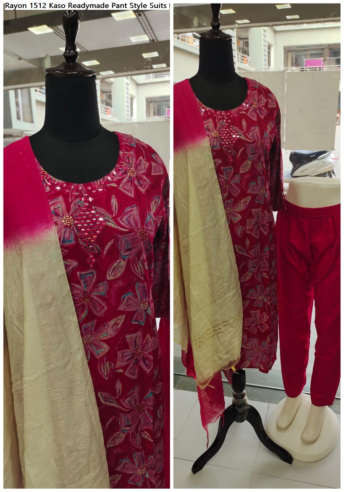 Rayon 1512 Kaso Readymade Pant Style Suits