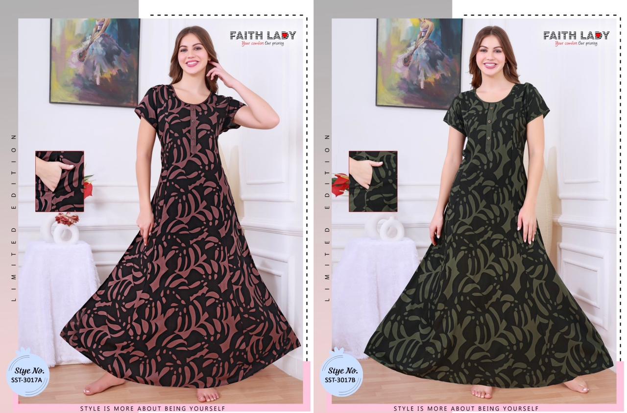 Rayon 2211 Faith Lady Night Gowns