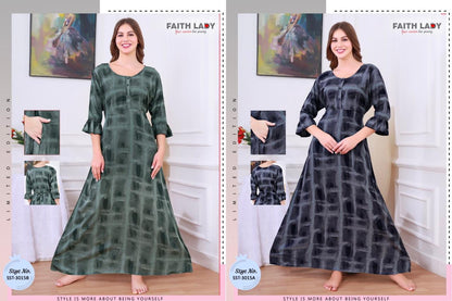 Rayon 2211 Faith Lady Night Gowns