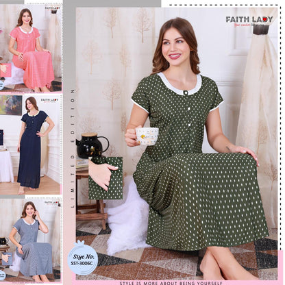 Rayon 2211 Faith Lady Night Gowns