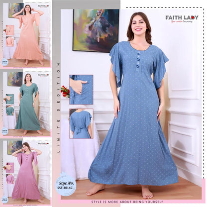 Rayon 2211 Faith Lady Night Gowns