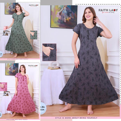 Rayon 2211 Faith Lady Night Gowns