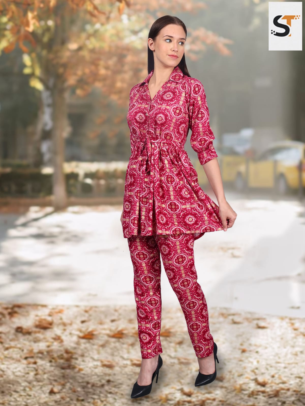 Rayon 2510 Salas Co Ord Set