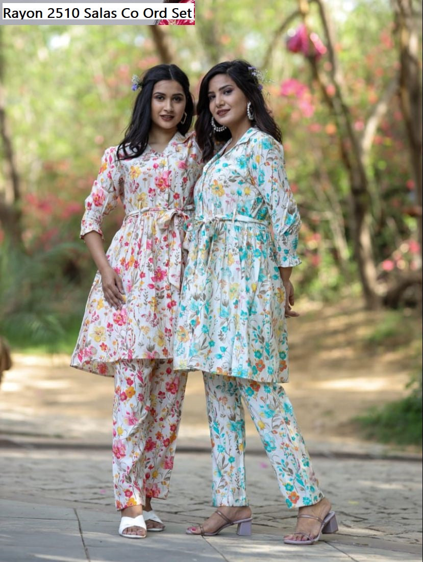 Rayon 2510 Salas Co Ord Set