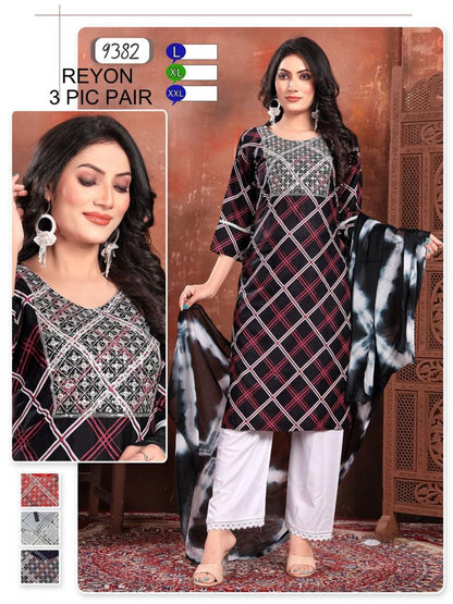 Rayon 2710 Mmc Readymade Pant Style Suits