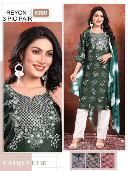 Rayon 2710 Mmc Readymade Pant Style Suits